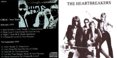 THE HEARTBREAKERS cbgb, new york 25/7 & 7/9/1975 ...usa cult