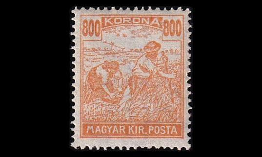 Unkari 354 ** Viikatemies 800 Kr (1921)