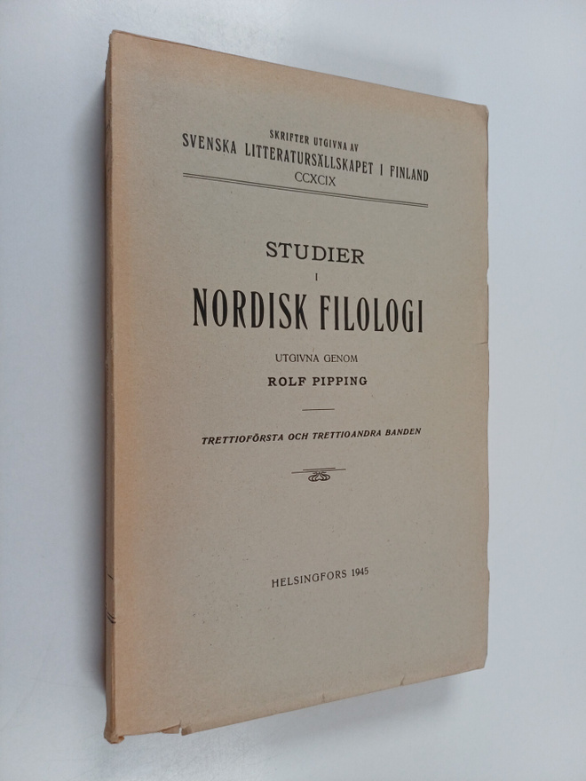 Studier i nordisk filologi  1