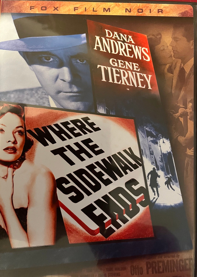 Where The Sidewalk Ends (Otto Preminger) R1 DVD