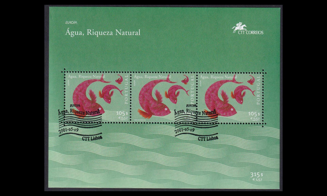 Portugali 2503BL168 o Europa vesi (2001)