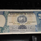 Bolivia 500 pesos bolivanos 1981 P165 sn651 VF - pikkukuva 1