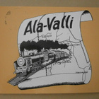 Kurikka, Ala-Valli, pohjana kartta, juna tulossa, p. 1996 - pikkukuva 1