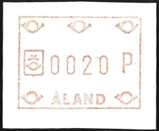 Åland 1984 Yleismerkit FRAMA 0,20 mk ** LaPe ATM Å 1