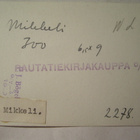 VANHA Valokuva Mikkeli 1930-l Postikortin Alkup.Mallikappale - pikkukuva 2