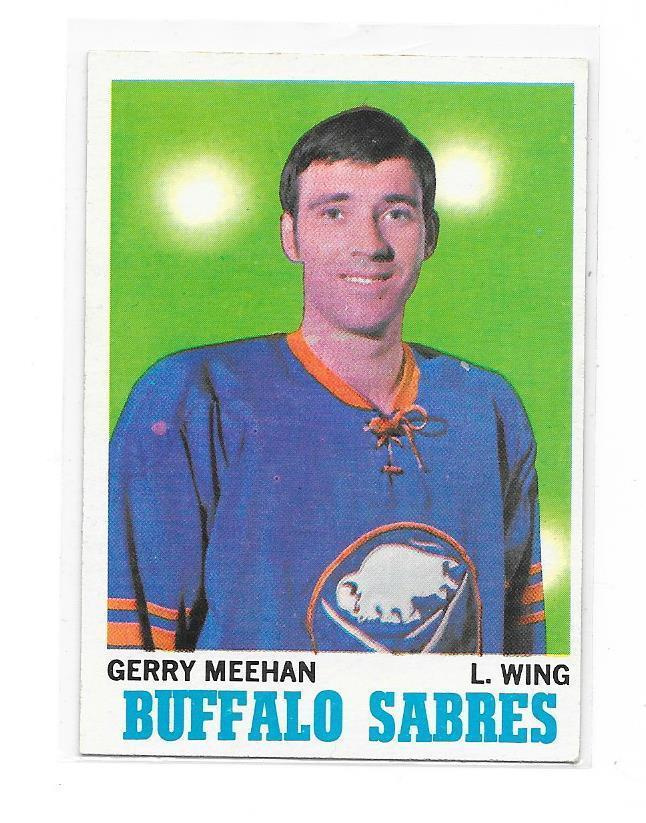 1970-71 Topps #125 Gerry Meehan Buffalo Sabres RC