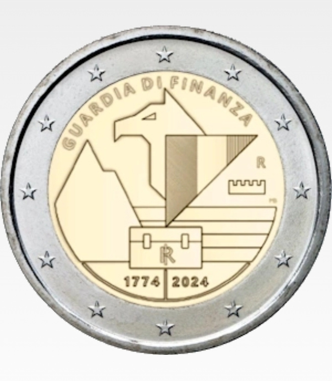 Italia 2024 2 euro CC Guardia di Finanza unc