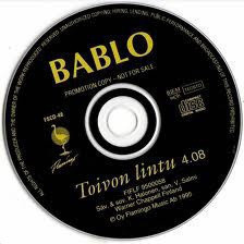 Bablo • Toivon Lintu PROMO CD-Single
