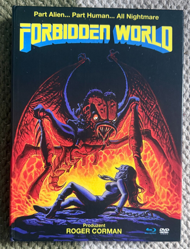 FORBIDDEN WORLD / MUTANT (BD+DVD) Roger Corman MEDIABOOK
