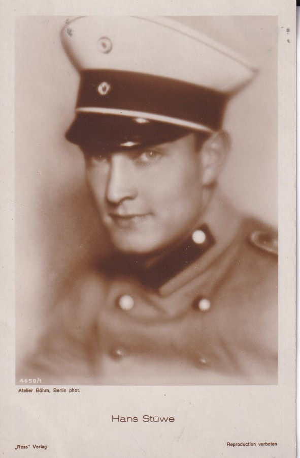 Hans Stuwe, filmitähti, Atelier Böhm Berlin, "Ross"    b689