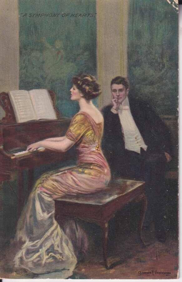 "A Symphony  of Hearts " Garence R. Underwood..   e125