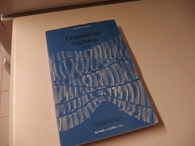 Edgar H. Schein : Organizational Psychologe , 3nd edition