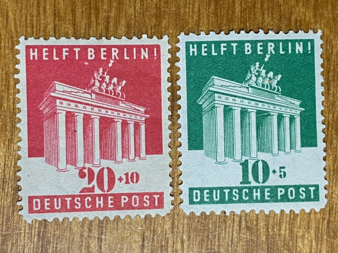 SAKSA BRITTI/AMERIKKA SEKTORI 1948 PARI**