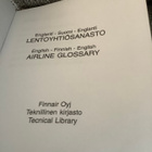 LENTOYHTIÖSANASTO  (FINNAIR 1999) - pikkukuva 4