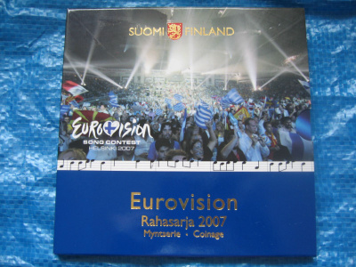 Suomi euro rahasarja 1c-2e BU - 2007 / Euroviisut