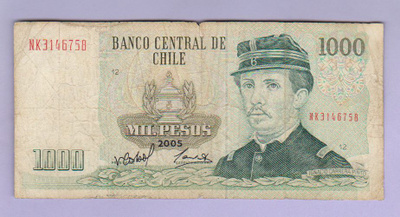 Chile 1000 Pesos v.2005 P-16a