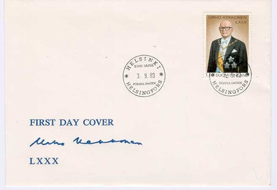 1980 Kekkonen FDC