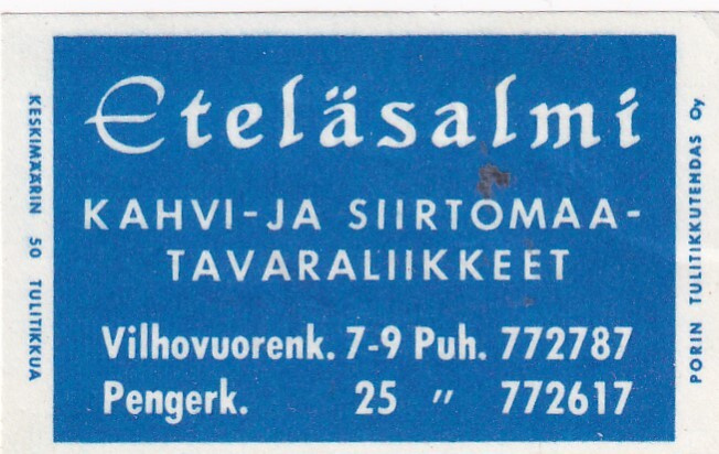 Eteläsalmi, Vilhovuorenk. 7-9 .  s60