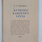 Eero Hatakka : Kunenen kadonnut linna - pikkukuva 2