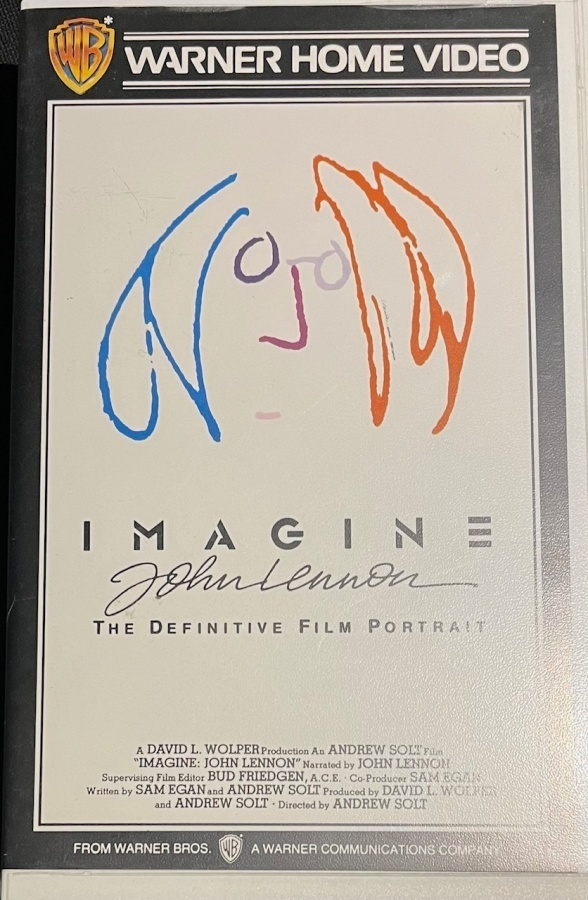 Imagine John Lennon The Definitive Film Portrait VHS