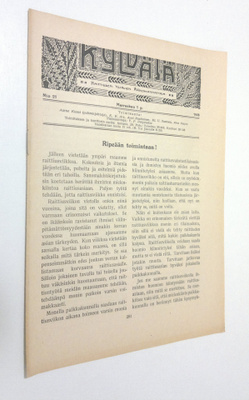 Kylväjä n:o 21/1928 : raittiuden ystävien äänenkannattaja...
