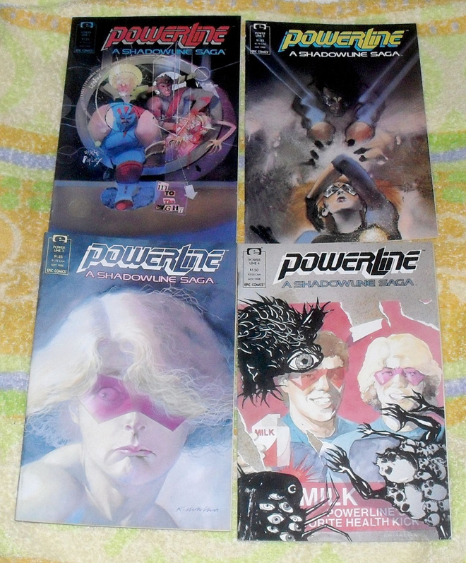 Powerline - A Shadowline Saga #1-8, koko sarja