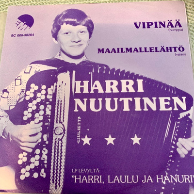 HARRI NUUTINEN: Vipinää * Maailmallelähtö.* FIN 1977
