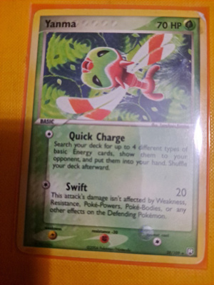 Yanma 28/109 Pokemon Team Rocket Returns  Rare card