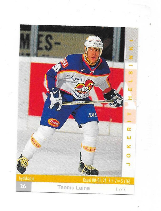 2001-02 CardSet #56 Teemu Laine Jokerit