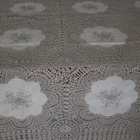 Kirjailtu vintage Pitsiliina / Pöytäliina pitsiä 165 x 250cm - pikkukuva 4