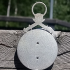 Upseeri merkki miekkoin. Halkaisija - 33 mm. Ilman nauha. - pikkukuva 4