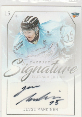 2019/20 Cardset Signature Jesse Mankinen , Pelicans