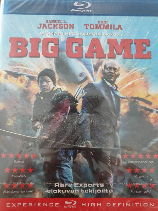 BIG GAME BLU-RAY uusi