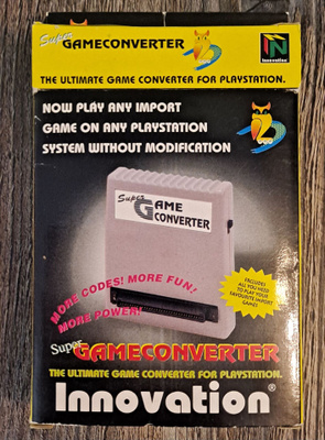 Super GameConverter (Innovation) PS1 – Täydellinen boksi