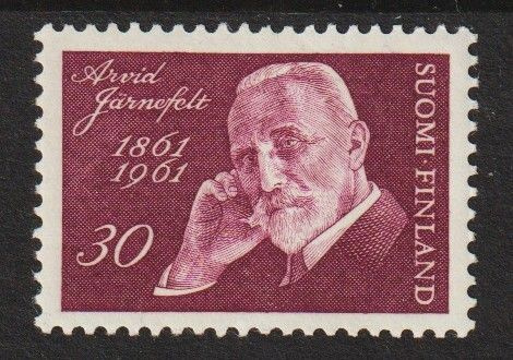 1961 Arvid Järnefelt merkki leimaamattomana**