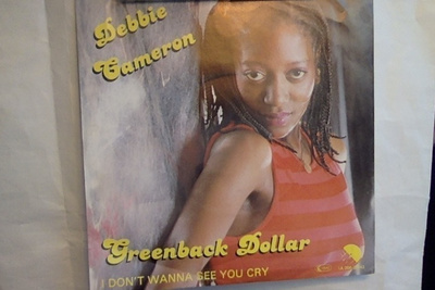 DEBBIE  CAMERON  ::  GREENBACK DOLLAR  ::  VINYYLI  7"  1983