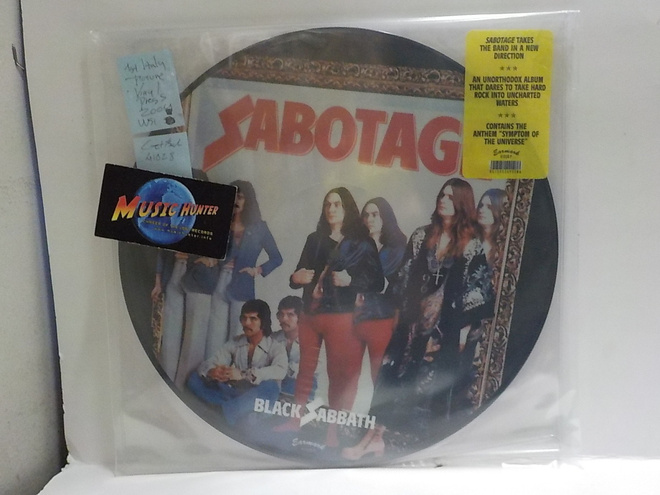BLACK SABBATH - SABOTAGE UUSI PICTURE VINYL