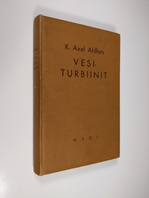 K. Axel Ahlfors : Vesiturbiinit