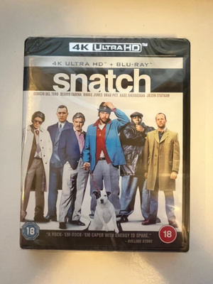Snatch (4K Ultra HD + Blu-ray) Brad Pitt (2000) UUSI