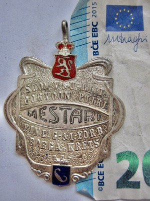Mitali Suuriruhtinaskunnan Vaakuna Porvoo Hopeaa UPEA 1931