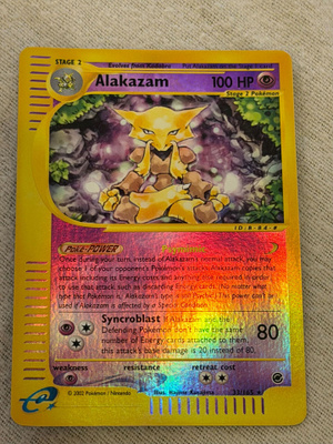 Alakazam 33/165 Reverse Holo Expedition Base Set Pokémon