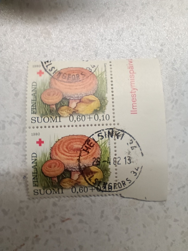 Postimerkki Punainen Risti loistoleima