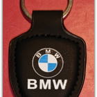 Pieni nahkainen musta BMW-avaimenperä #31767 - pikkukuva 1