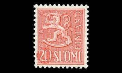 458 ** Leijona 20 mk punainen (1956)