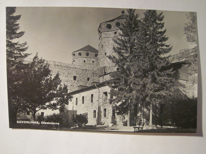 VANHA Postikortti Savonlinna 1930-l Alkup. Mallikappale