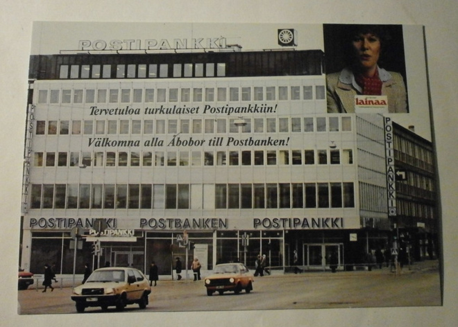 Turku - Postipankin turkulaisasiakkaille, mainospk, ei p.