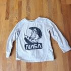 H&M NASA pitkähihainen paita valkoinen koko 92 - pikkukuva 1