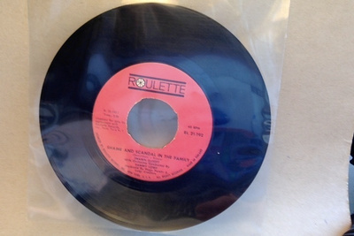 SHAWN ELLIOT :: SHAME & SCANDAL IN THE FAMILY :: VINYYLI  7"