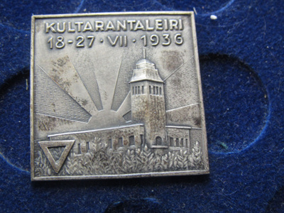 Kultarantaleiri 18-27 VII 1936 hopeaplaketti