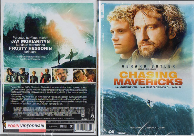 Chasing Mavericks	(52 695)	UUSI	-FI-	DVD	suomik.		gerard but